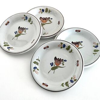 Lot 4 Assiettes Saint Clement