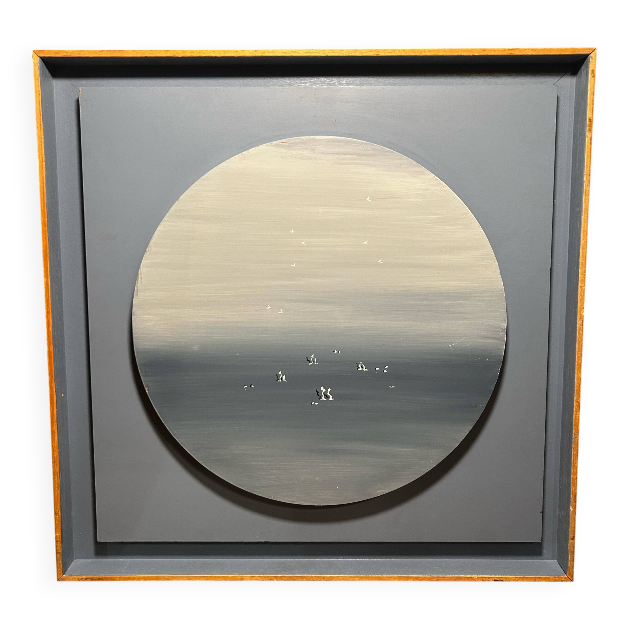 Oil on wood signed Catherine Neresis