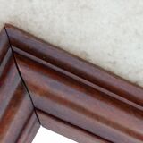 Old large mirror 17 or 18 th key assembly 106x148cm