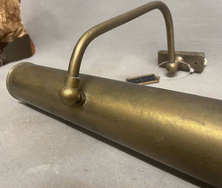 Industrial brass wall art picture lights