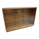 Vintage shop display cabinet with sliding doors