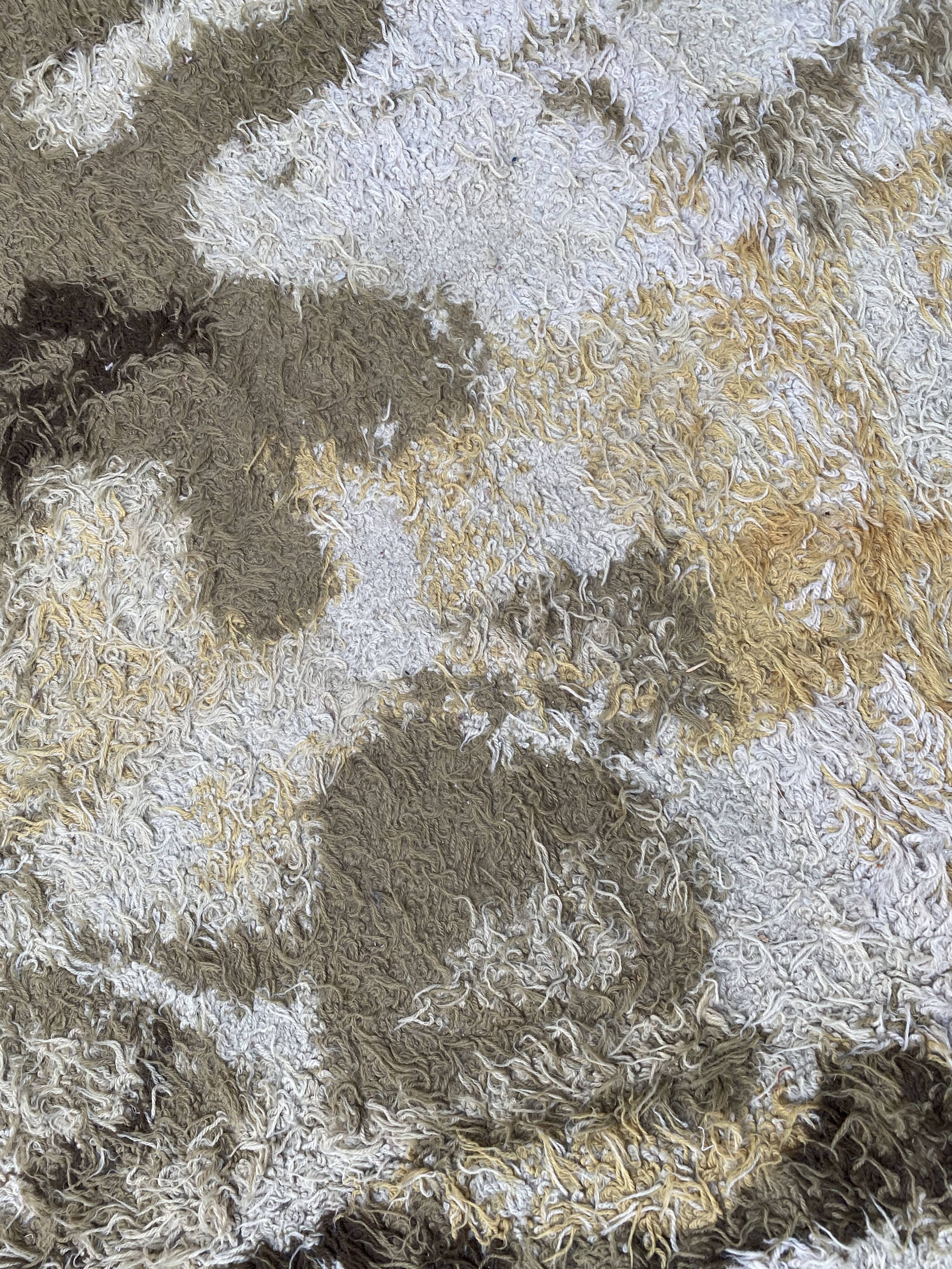 Nice big Scandinavian vintage carpet abstract designs 200x300 cm