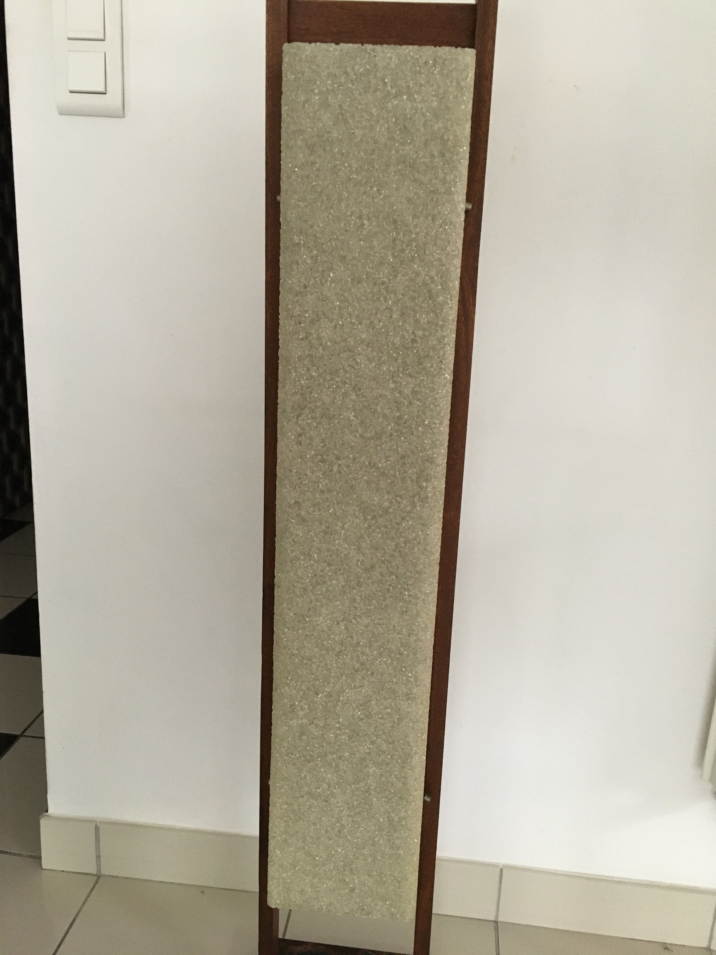 Granite perspex totem lamp