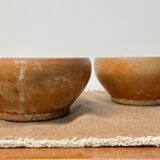 2 xl stoneware bowls