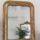 Miroir doré à la feuille Louis Philippe (  77 cm x  59 cm )