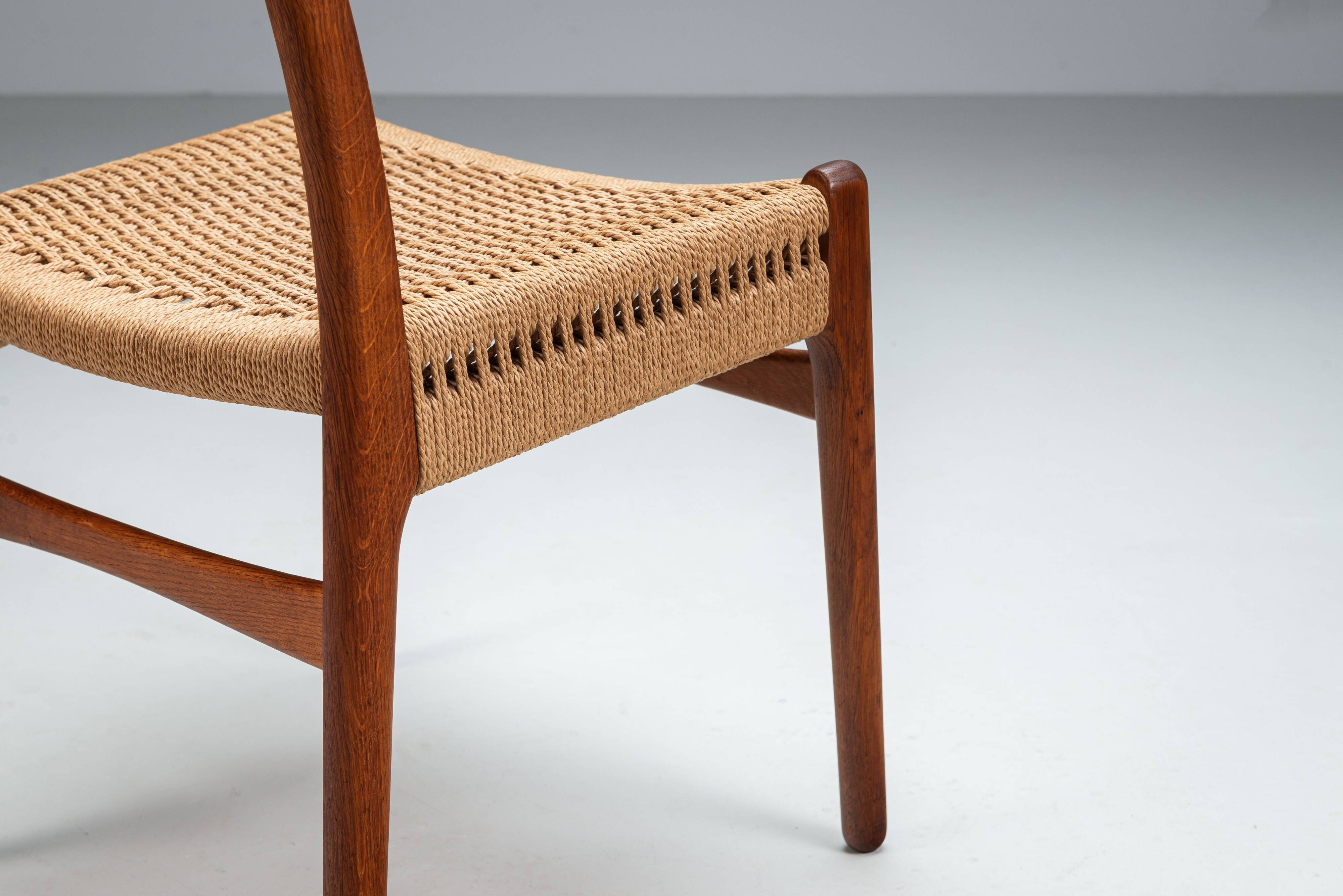 Hans J. Wegner set of four CH23 dining chairs