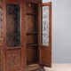 Bibliothèque ancienne style néo-Renaissance en noyer XXe siècle