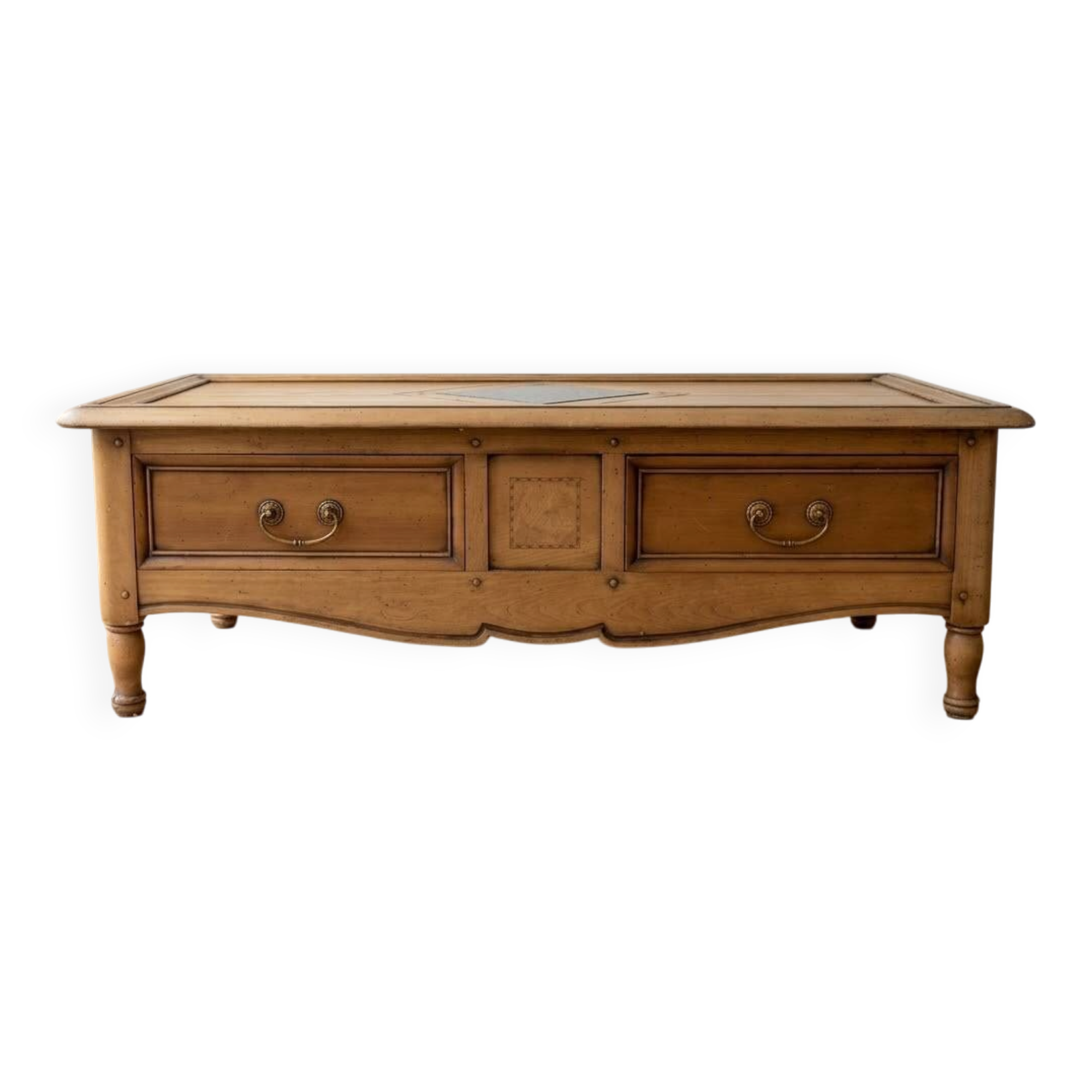 Wooden coffee table