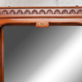 Large Antique Console Table with Mirror, 1910s