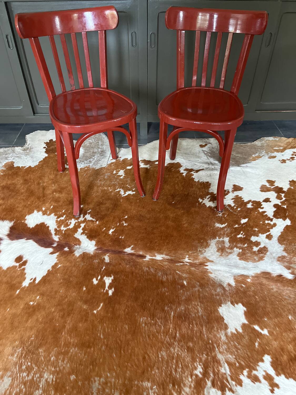 2 bistro chairs