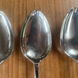 Set of 4 Dixon silver English spoons