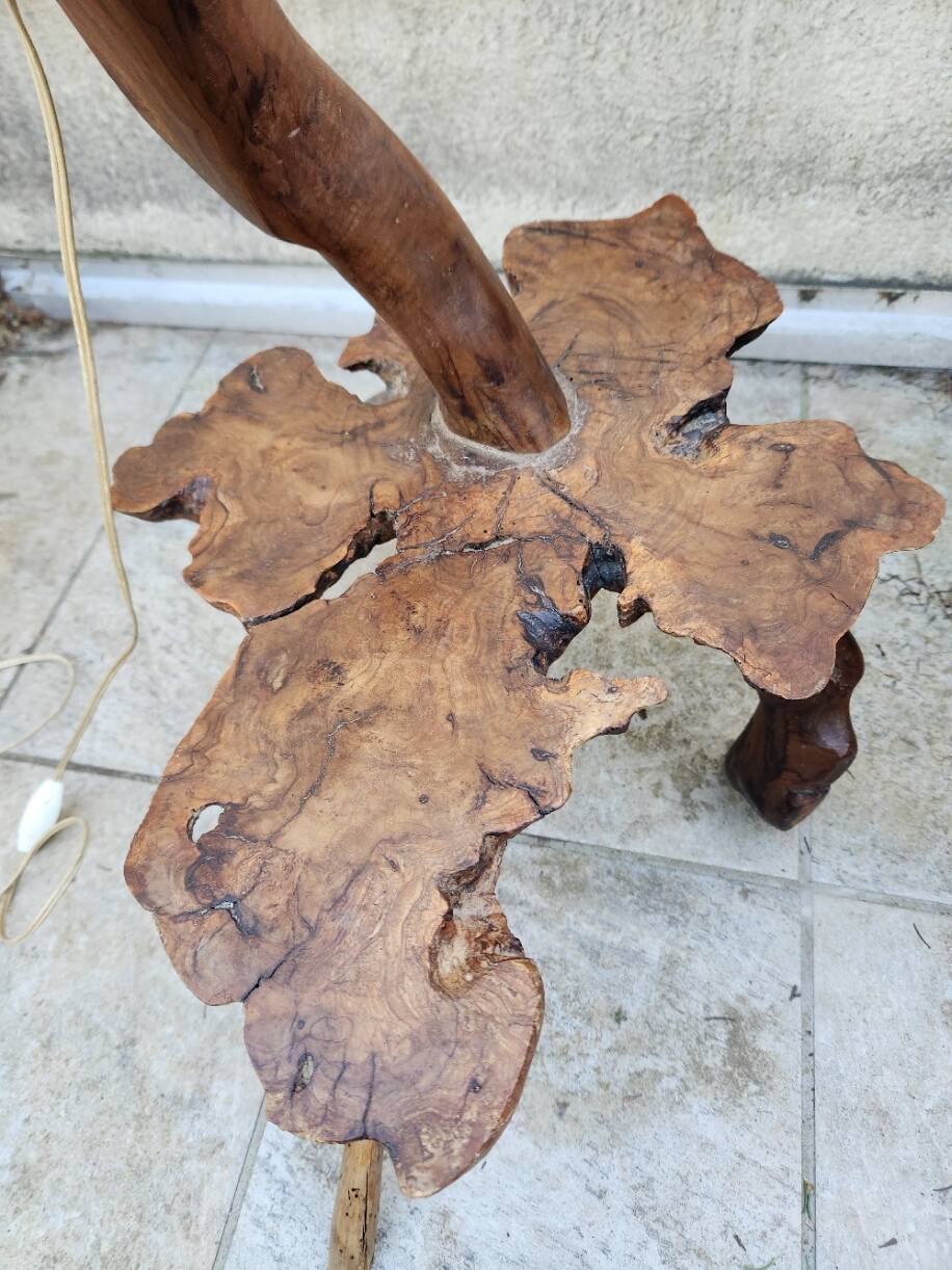 Large table lamp vine trunk