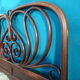 Double wooden headboard turned J & J kohn