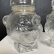 Pair of vintage jars candy jar bear head