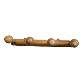 Vintage wooden coat rack