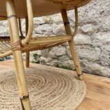 Rattan coffee table