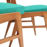 Mid century french dining chairs 1950