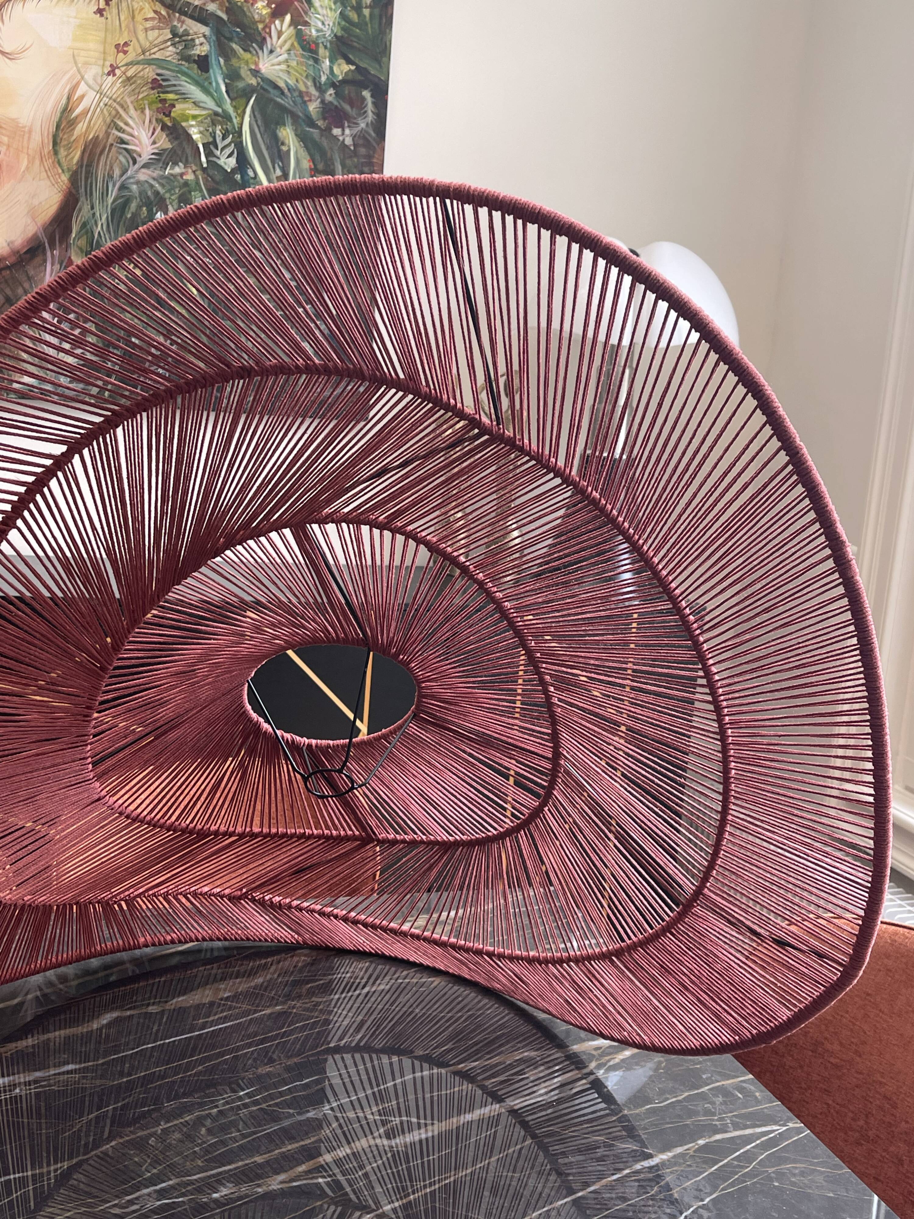 Terracotta lampshade