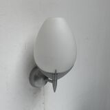 Vintage wall lamp in postmodern Italian glass by Lucente.