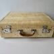 Suitcase covered with natural leather, 1950s