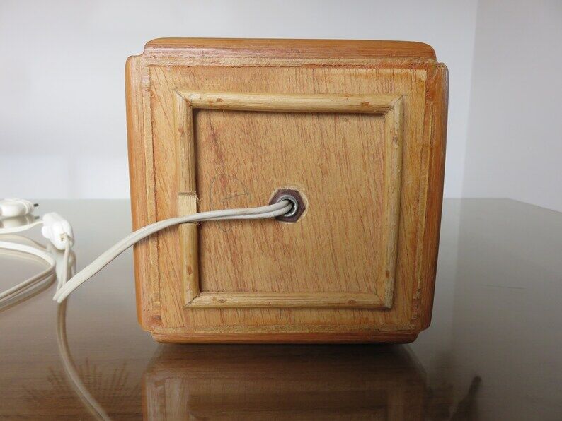 Bamboo lamp 70s 80s