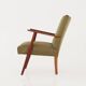 Fauteuil en teck, années 1960, design danois, fabrication : Danemark