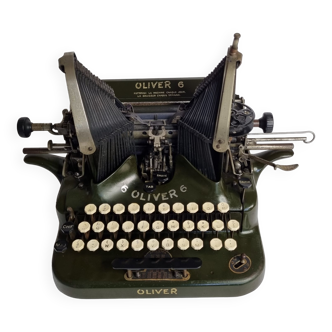 Ancienne machine à écrire Oliver 6, 1910, Chicago USA vintage