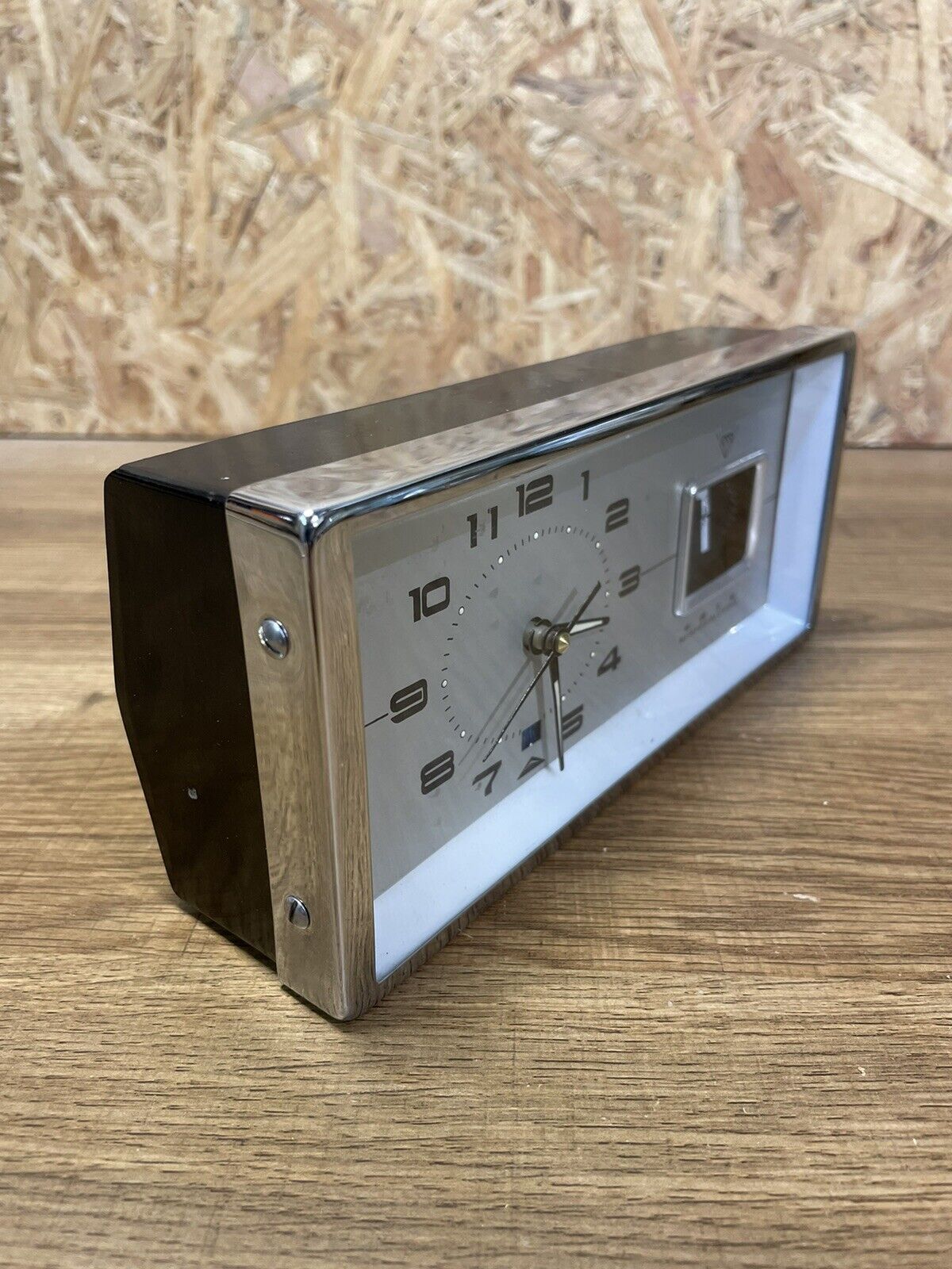 Vintage alarm clock, date ticket office, Diamond Shanghai, 60-70s