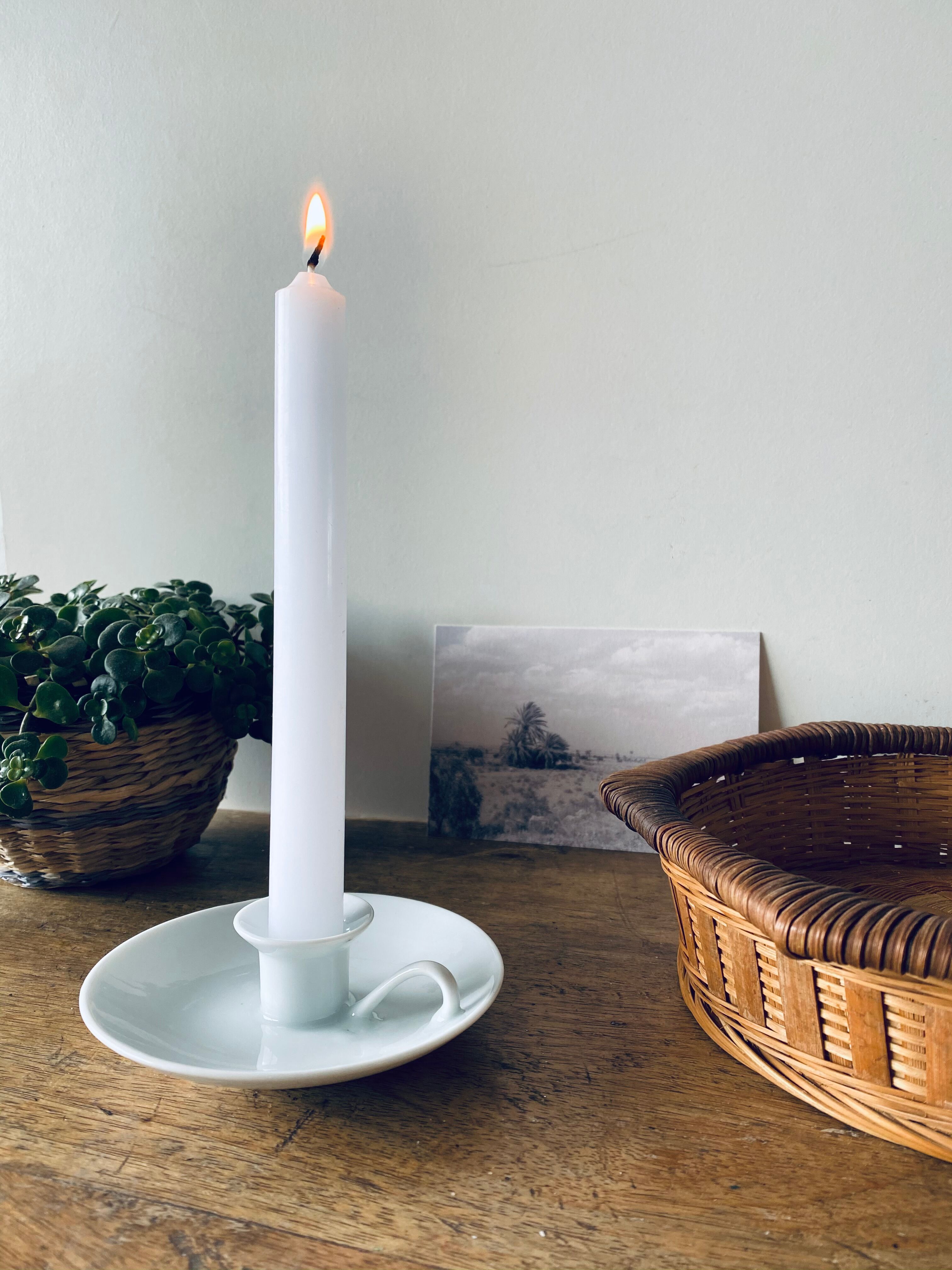 Porcelain candlestick