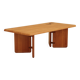 Table basse en hêtre massif, Seltz, France, 1988