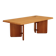 Table basse en hêtre massif, Seltz, France, 1988