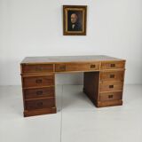 Late 20th century English campaign style desk