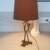 Old brass lamp