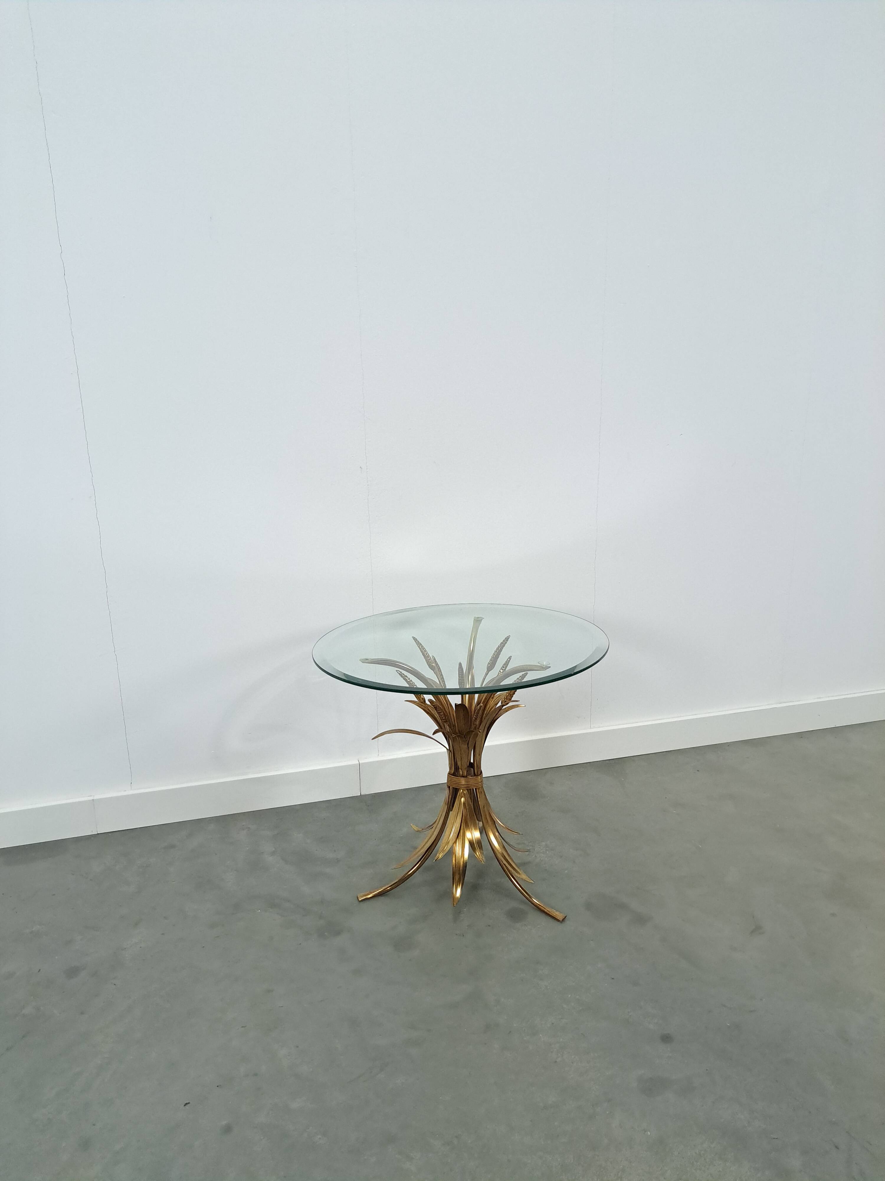 Table à maïs ronde coréenne Hans Kögl avec lame de glaçage