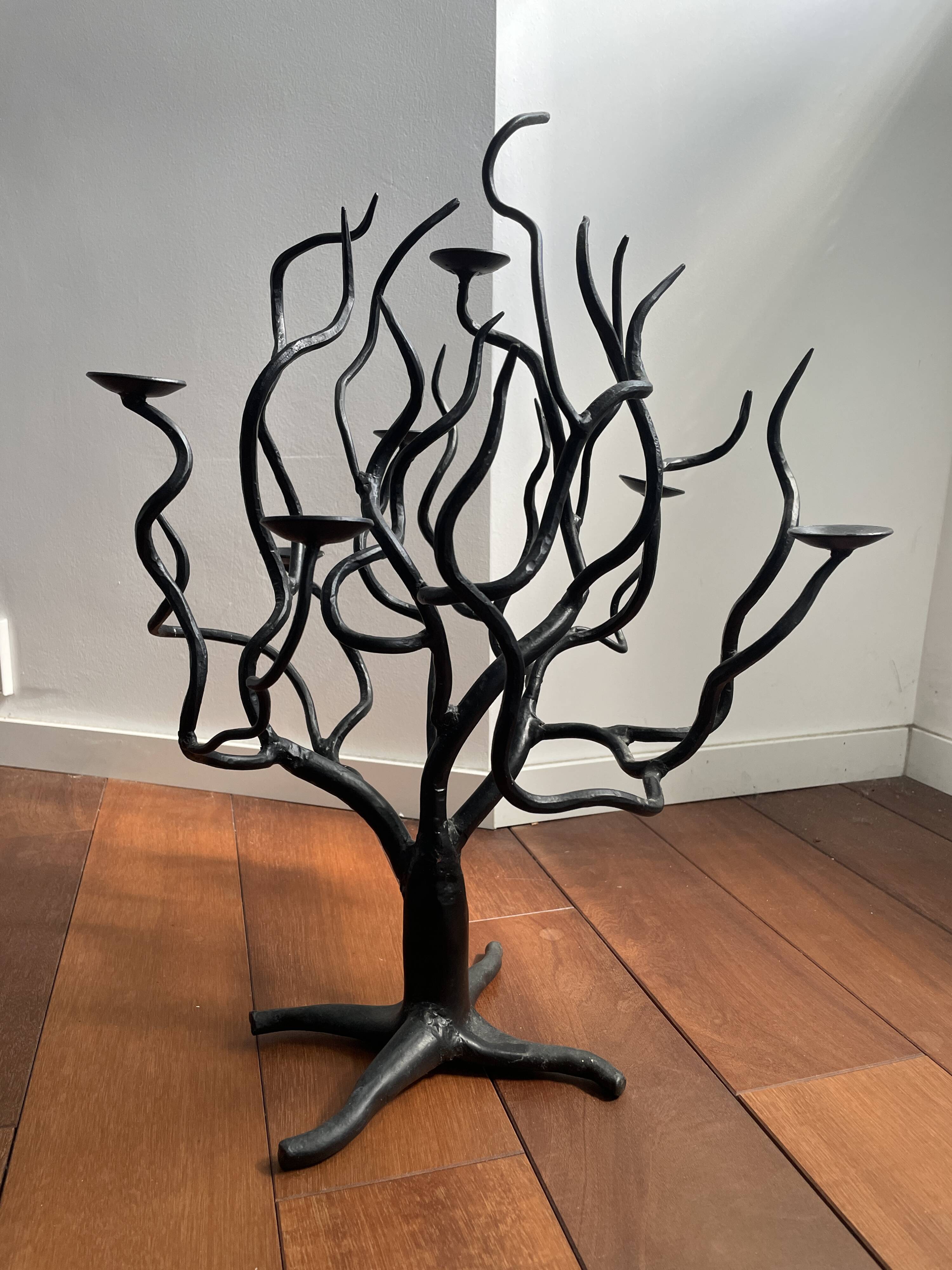 Candelabra 7 candles Wrought Iron