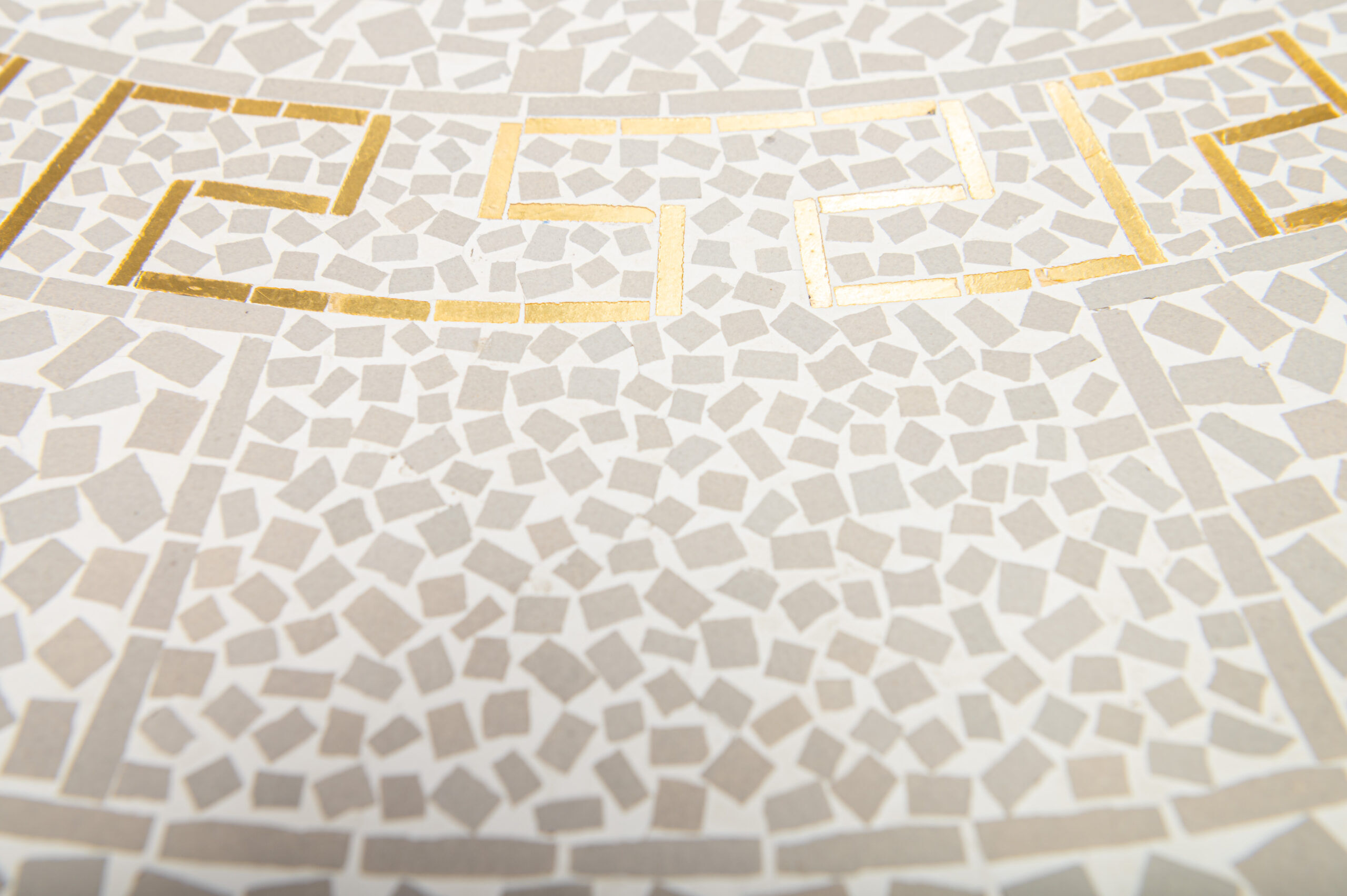 Mosaic coffee table by Berthold Müller