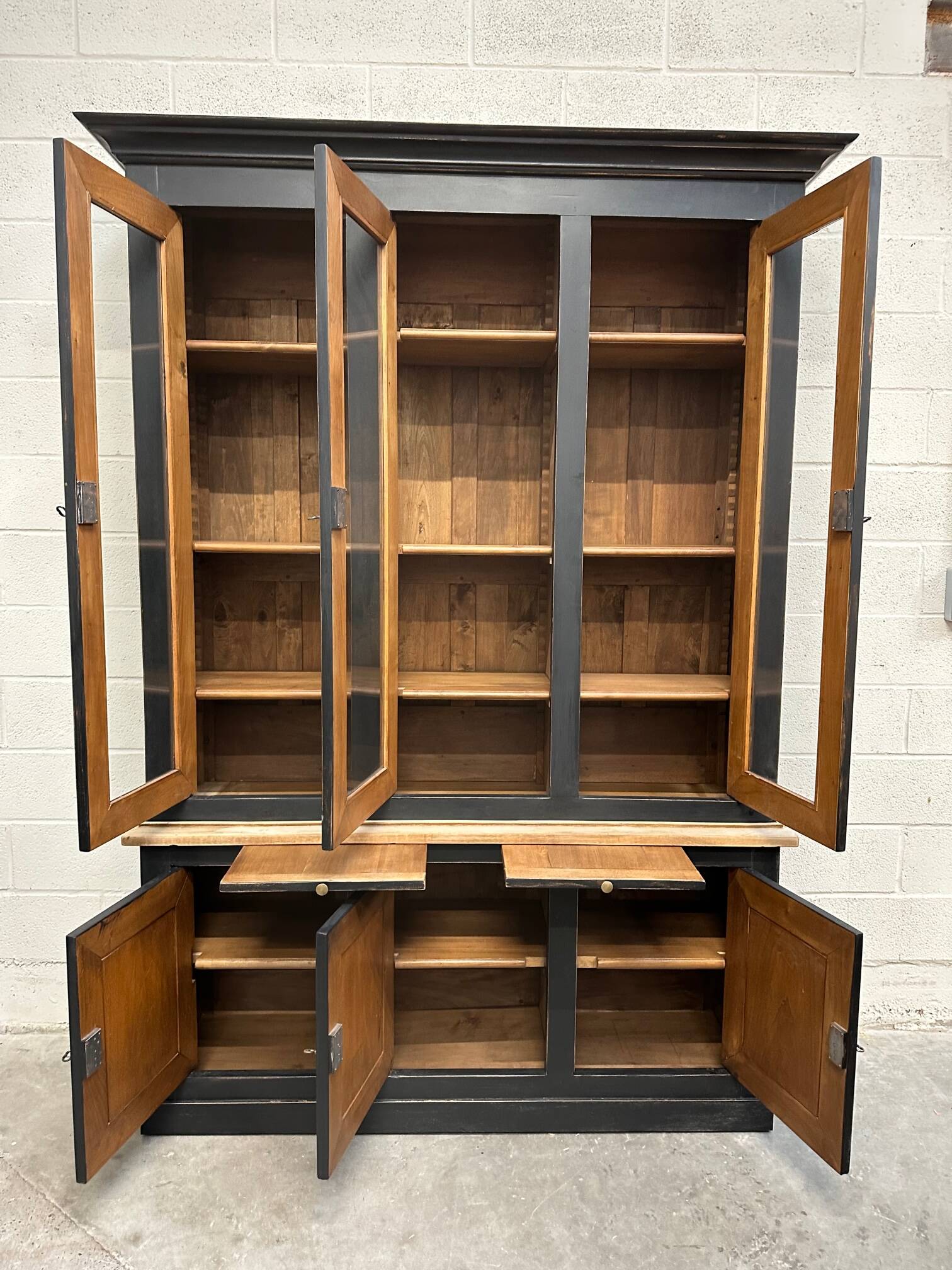 Large patinated store furniture