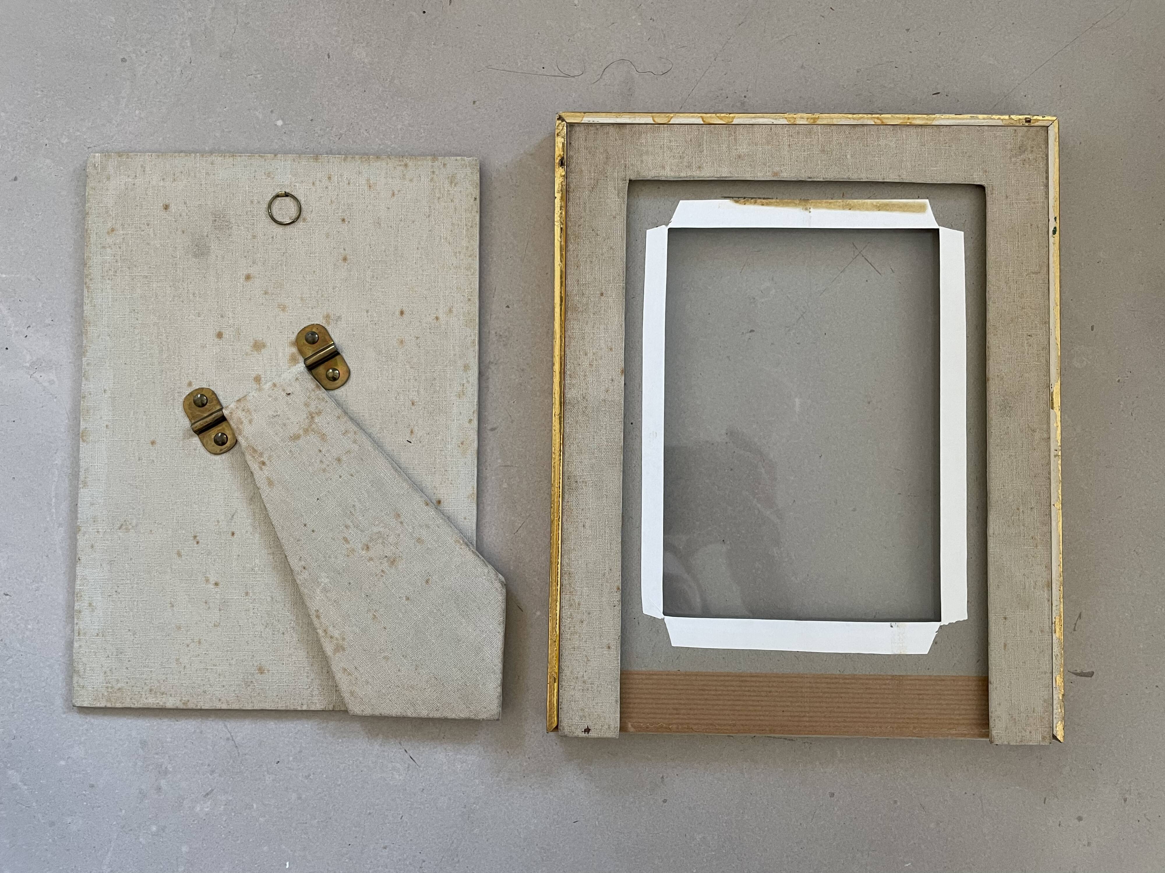 Old table frame 21x26cm