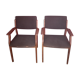 Duo de fauteuils scandinaves