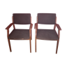 Duo of Scandinavian armchairs