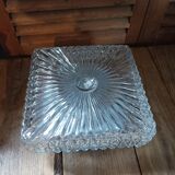 Ceiling lamp wall lamp square molded glass metal base