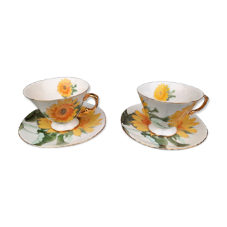 Pair of porcelain cups