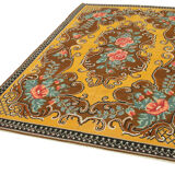 Hand-Knotted Vintage Bessarabian Brown Kilim 176 cm x 262 cm - 23401