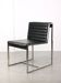 Vintage Bauhaus Chair in Black Leatherette and Chrome