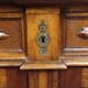 Renaissance style walnut sideboard with a concealed function