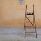 Vintage wooden stepladder