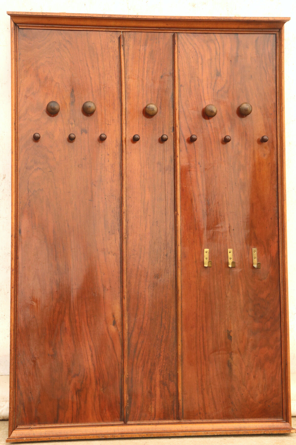 Functionalist wooden wall hanger, 1930´s, Czechoslovakia