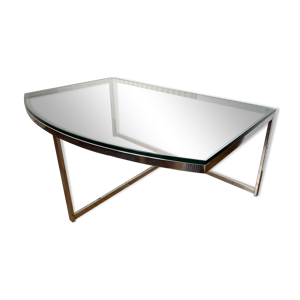Table basse verre et