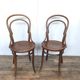 Pair of bistro chair number 14 fischel