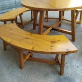 Mountain table and bench